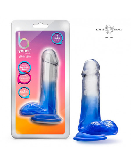 Dildo 16cm Stella Azul Punto G Dildo Blue Blush Novelties