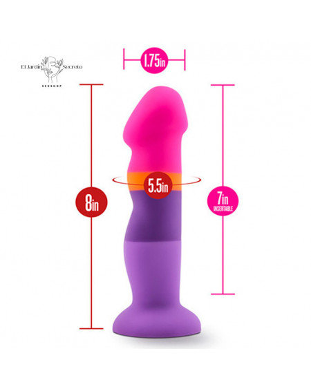 Dildo 20cm D3 Summer Fling Dildo Punto G Blush Novelties
