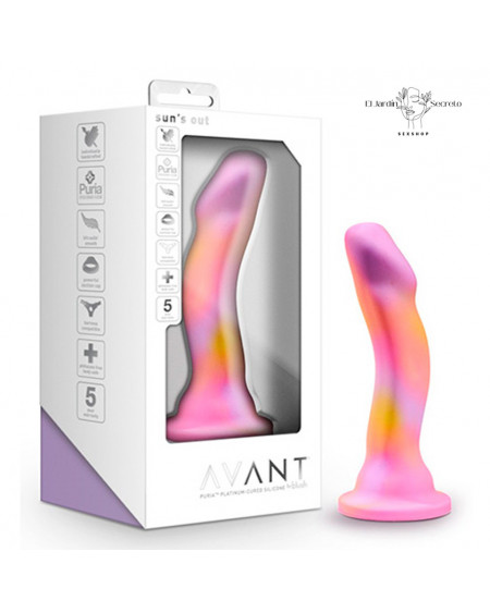 Dildo 19cm Suns Out Pink Dildo Punto G Blush Novelties