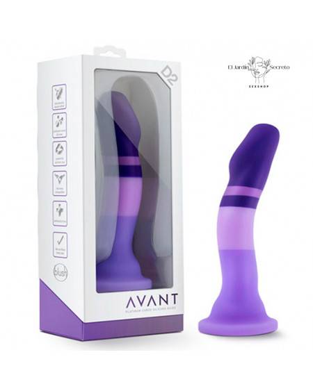 Dildo 19cm D2 Purple Rain Punto G Blush Novelties