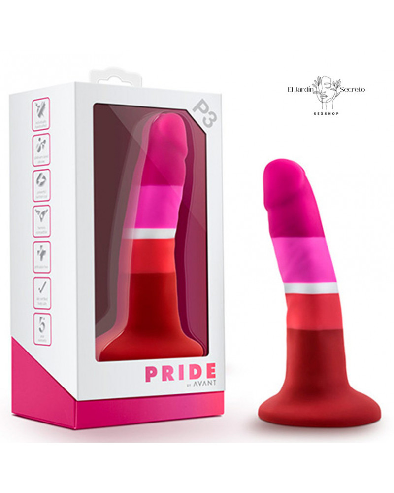 Dildo 13cm Pride P3 Beauty Dildo Punto G Blush Novelties