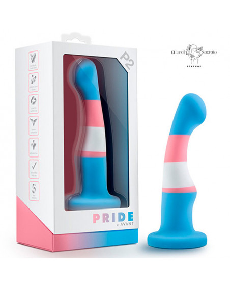 Dildo 15cm Pride P2 True Blue Dildo Punto G Blush Novelties
