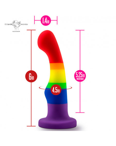 Dildo 15cm Pride P1 Freedom Dildo Punto G Blush Novelties