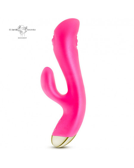 Vibrador 20cm Conejo para Punto g y clítoris Arousin AF Fucsia Blush