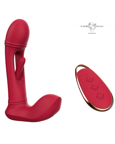 Vibrador 15cm Punto G y Clítoris Lola Pink Sex Toys