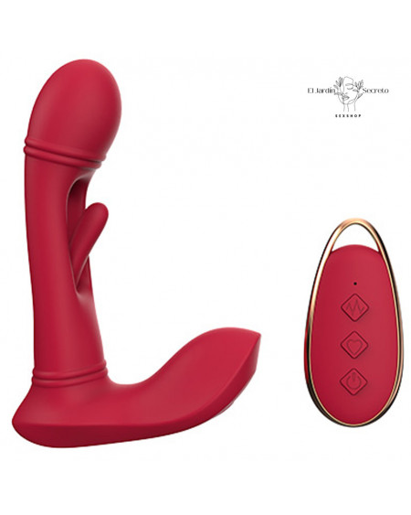 Vibrador 15cm Punto G y Clítoris Lola Pink Sex Toys