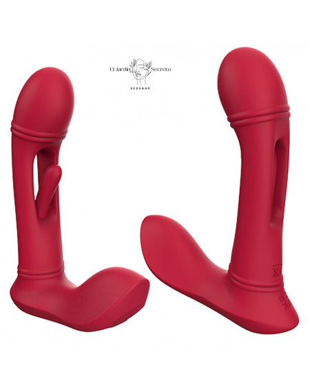 Vibrador 15cm Punto G y Clítoris Lola Pink Sex Toys