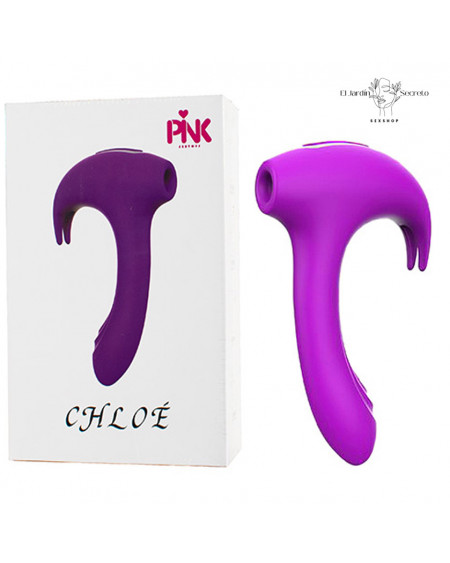 Vibrador y Succionador de Clítoris Martillo Magico Chloé Pink Sex Toys