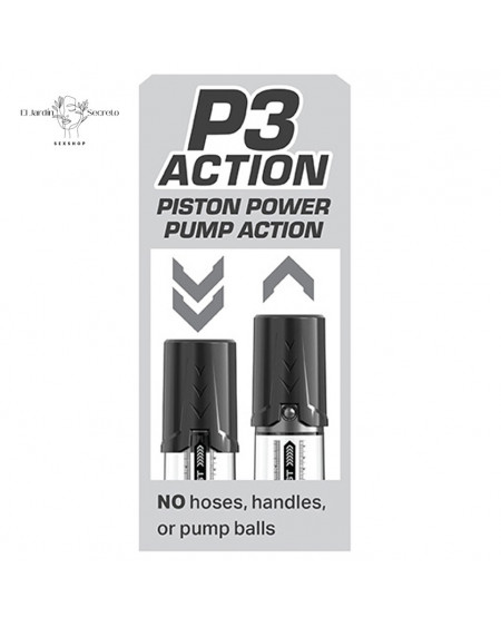 Bomba de Succión para pene Max Boost White Clear Pipedream