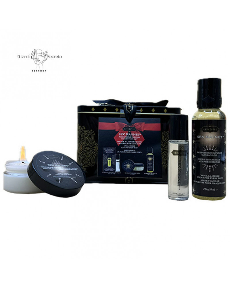 Kit Sexy Feromonas Sex Magnet Pheromone Gift Set Kamasutra