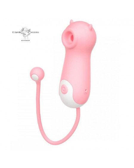 Succionador de Clítoris y Vibrador 20cm QiQi Lilo