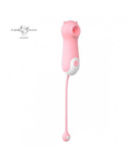 Succionador de Clítoris y Vibrador 20cm QiQi Lilo
