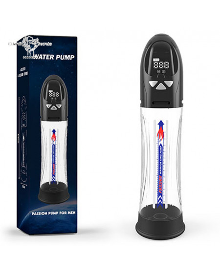 Bomba de Succión para pene agua LCD Passion Pump Rechargeable