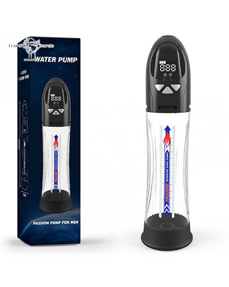 Bomba de Succión para pene agua LCD Passion Pump Rechargeable