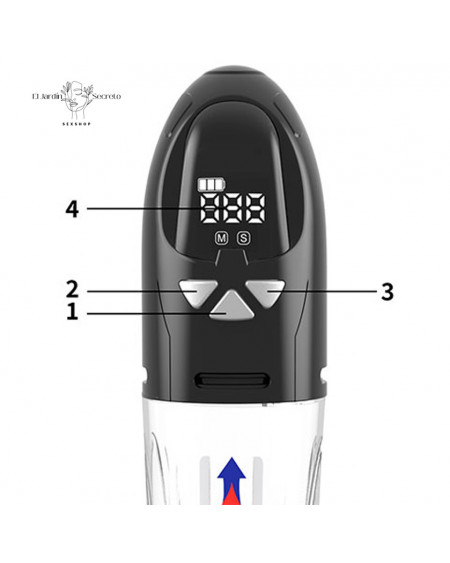 Bomba de Succión para pene agua LCD Passion Pump Rechargeable
