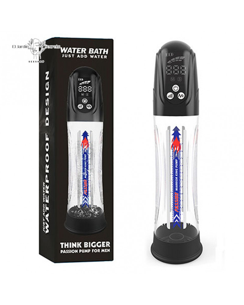 Bomba de Succión pene agua LCD Think Bigger Bath Pump Rechargeable