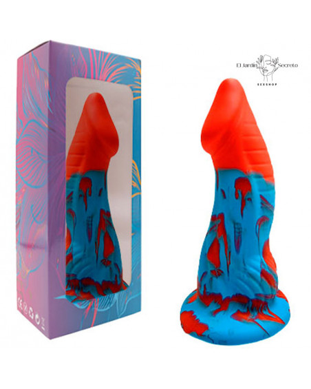 Dildo Consolador 20cm Dildo Fantasía Punto G Anal Psychedelic Dolphin