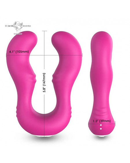 Vibrador Dual para Parejas Vibrador para Punto G Serafin
