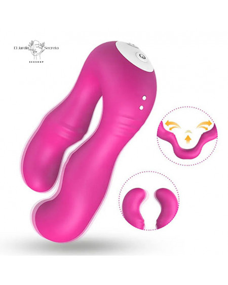 Vibrador Dual para Parejas Vibrador para Punto G Serafin