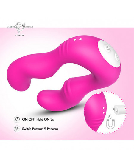 Vibrador Dual para Parejas Vibrador para Punto G Serafin