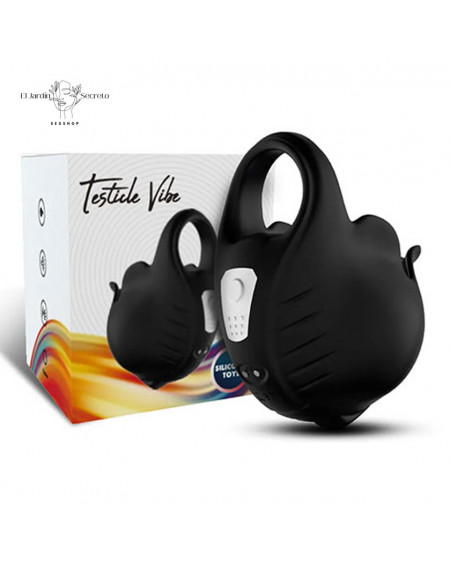 Anillo Funda con Vibración Para Pene y Testículos Testicle Vibe