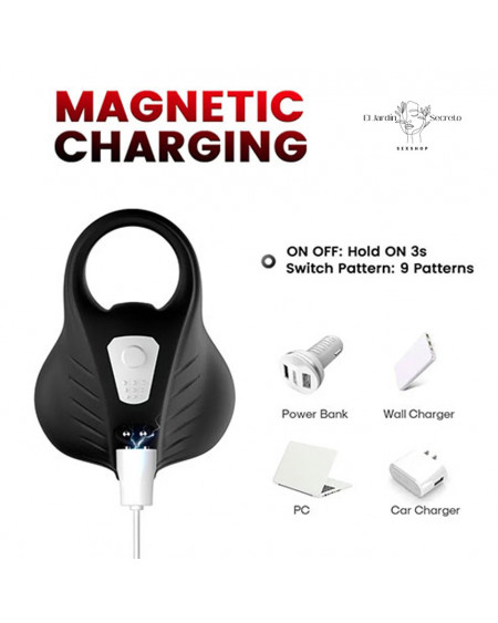 Anillo Funda con Vibración Para Pene y Testículos Testicle Vibe