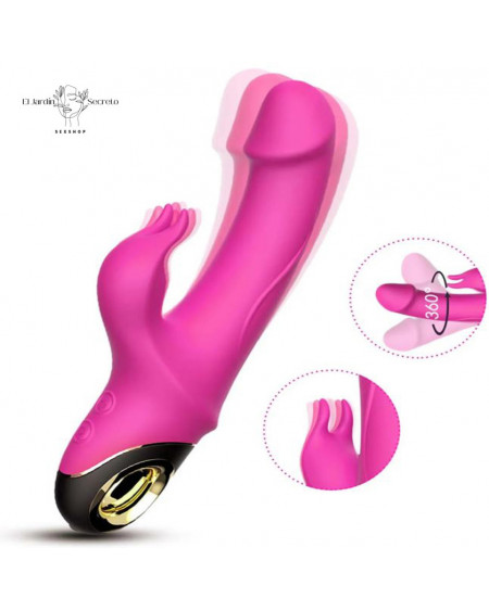 Vibrador de Punto G con Estimulador de Clítoris Meteor Vibrator
