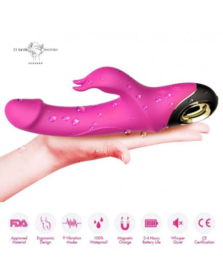 Vibrador de Punto G con Estimulador de Clítoris Meteor Vibrator