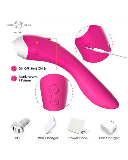 Lengua Vibrador Punto G y Clítoris Fairyland