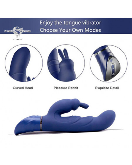 Vibrador conejito 25cm estimulador punto g y clítoris Ohpa Vibrator