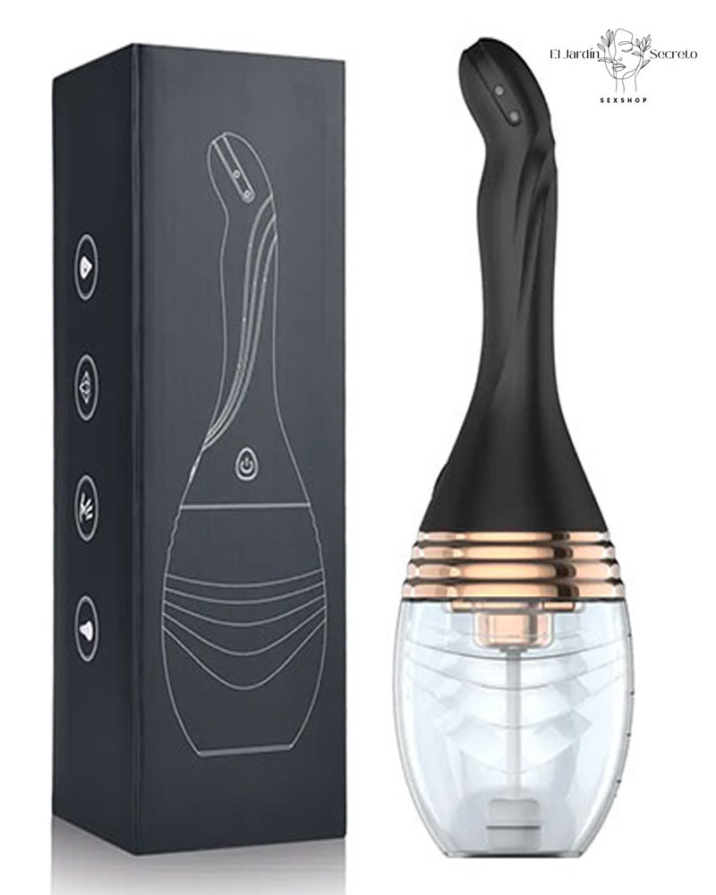 Ducha Enema Anal Eléctrica con Vibración y Chorro de agua