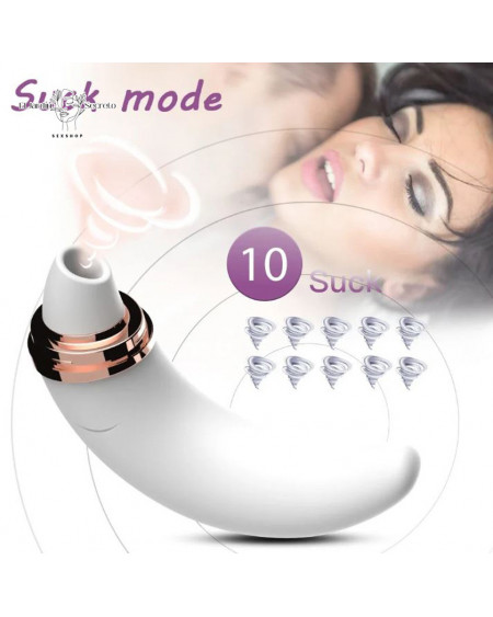 Vibrador Succionador para clítoris en forma de Luna