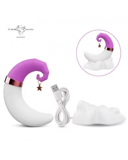 Vibrador Succionador para clítoris en forma de Luna