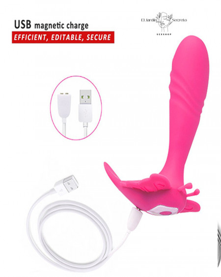 Vibrador de mariposa de doble estimulación Punto G y Clítoris