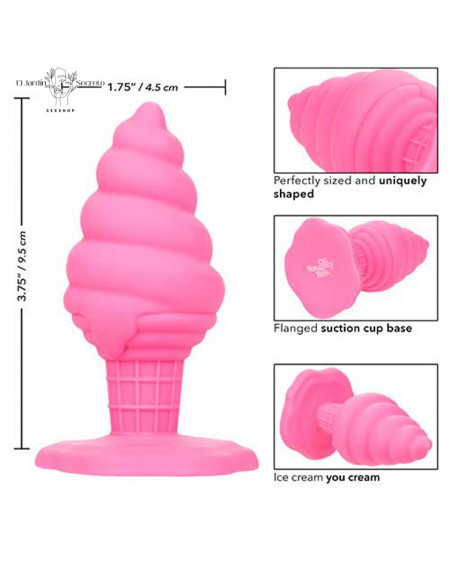 Plug anal con forma de cono de helado Yum Bum