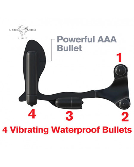 Anillo Para Pene con Plug Anal Ultimate Ass-Gasm Pipedream