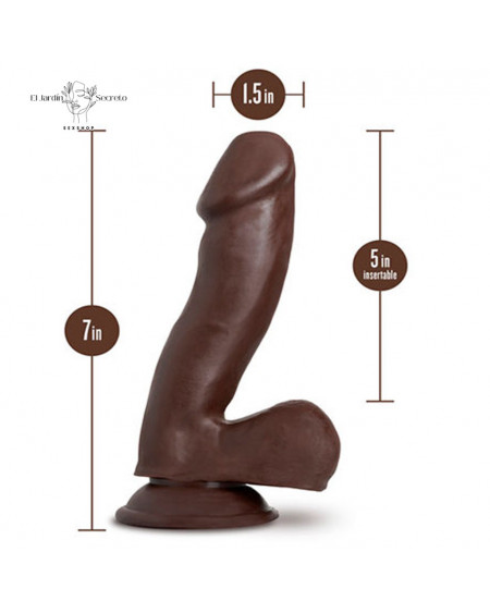 Dildo 16cm Realista Punto G Troy Dildo Chocolate Blush Novelties