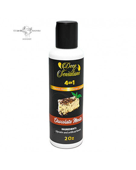 Lubricante Sexual Sabor Chocolate Mint Deep Sensations Chocolate Mint