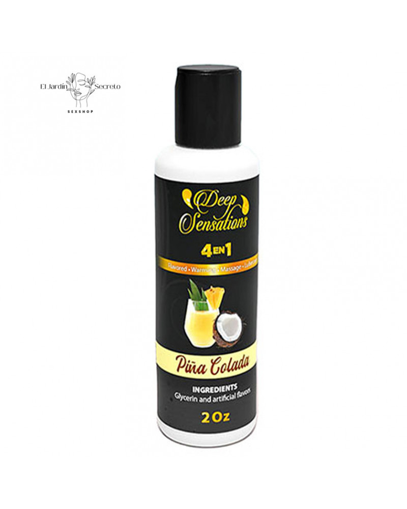 Lubricante Sexual Sabor Pina Colada Deep Sensations Pina Colada