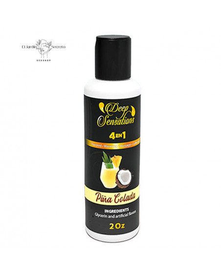 Lubricante Sexual Sabor Pina Colada Deep Sensations Pina Colada