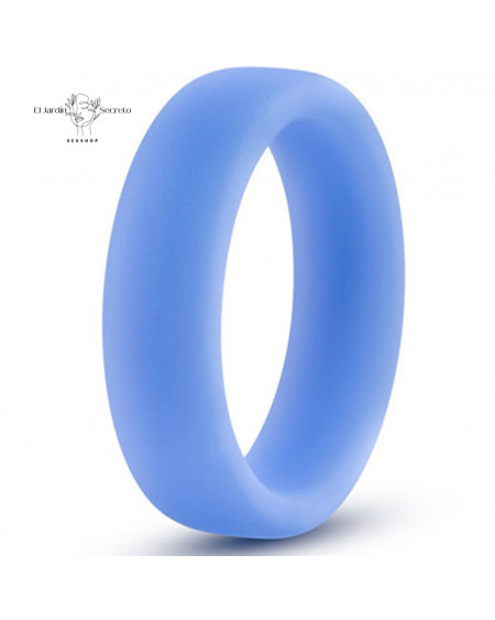 Anillo Para Pene Silicone Glo Cock Ring Blue Blush Novelties