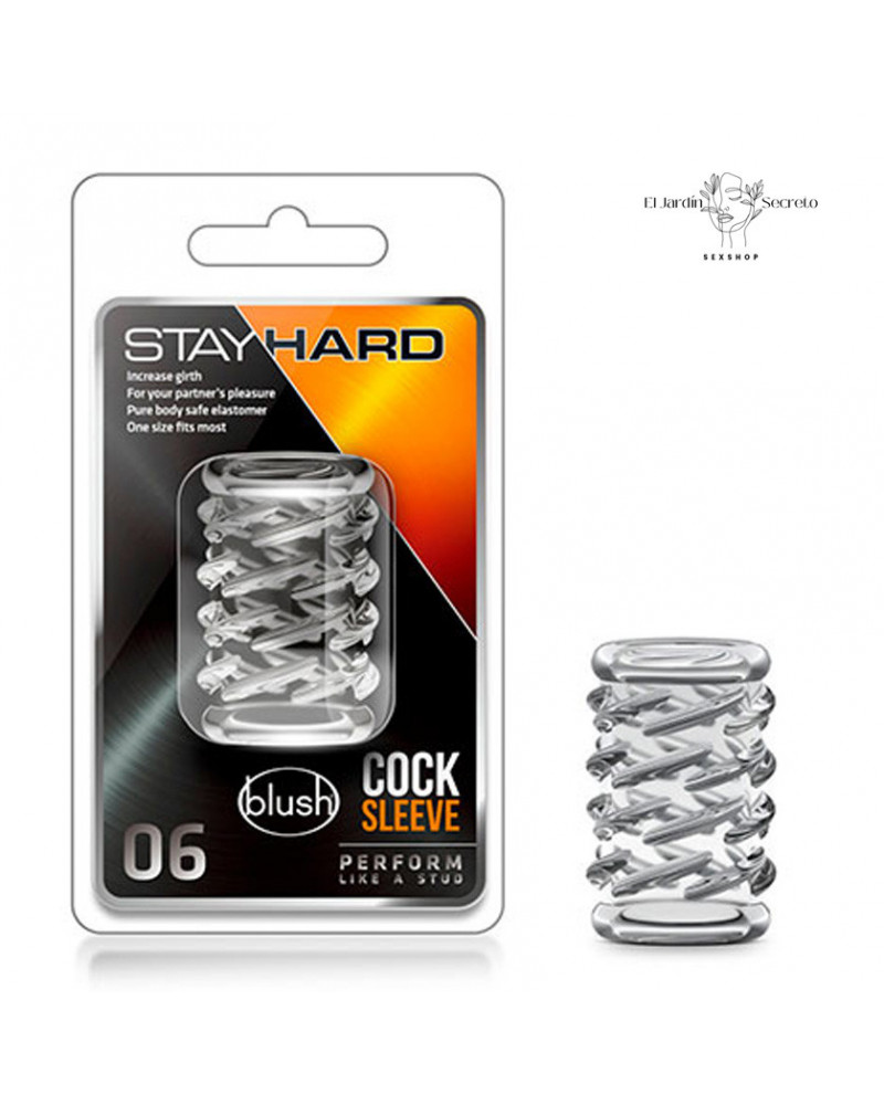 Anillo Para Pene Cock Sleeve 06 Clear Blush Novelties