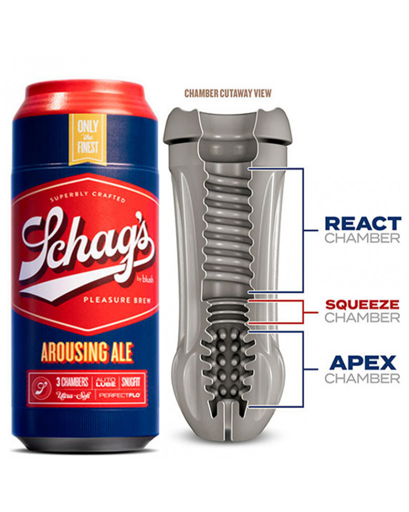 Masturbador para Pene en forma de lata Frosted Arousing Ale Blush
