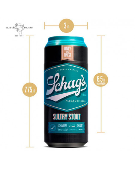 Masturbador para Pene en forma de lata Sultry Stout Frosted Blush