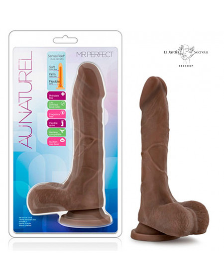 Dildo 22cm Realista Punto G Mister Perfect Chocolate Blush