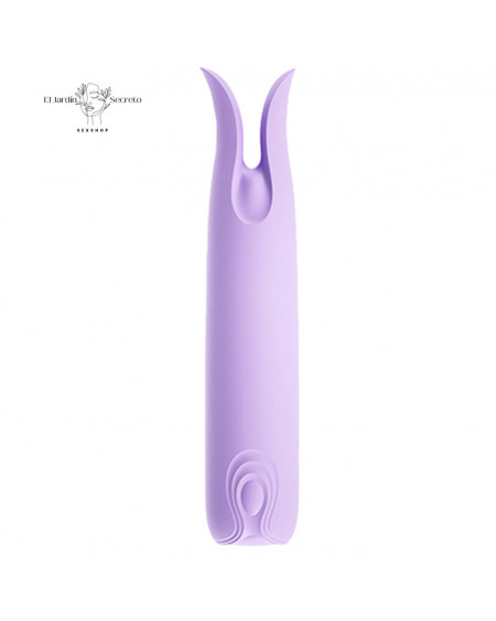 Bala Vibrador 10cm Para Clítoris Happy Clip VIB Silicon Purple Lilo