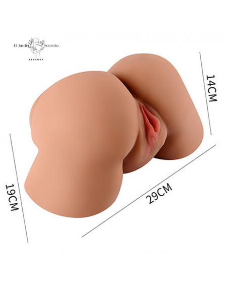 Masturbador Realista para pene trasero Femenino vagina y ano Joanna Lilo