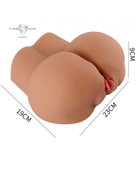 Masturbador Realista para pene trasero Femenino vagina y ano Eunice Lilo