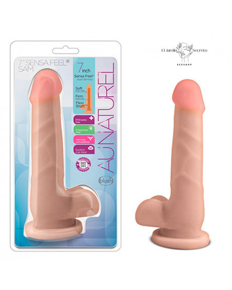Dildo Realista 19cm Punto G Sam Beige Blush Novelties