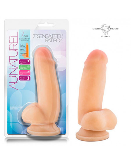 Dildo Fat Boy Beige 18cm Blush Novelties Dildo Realista Punto G